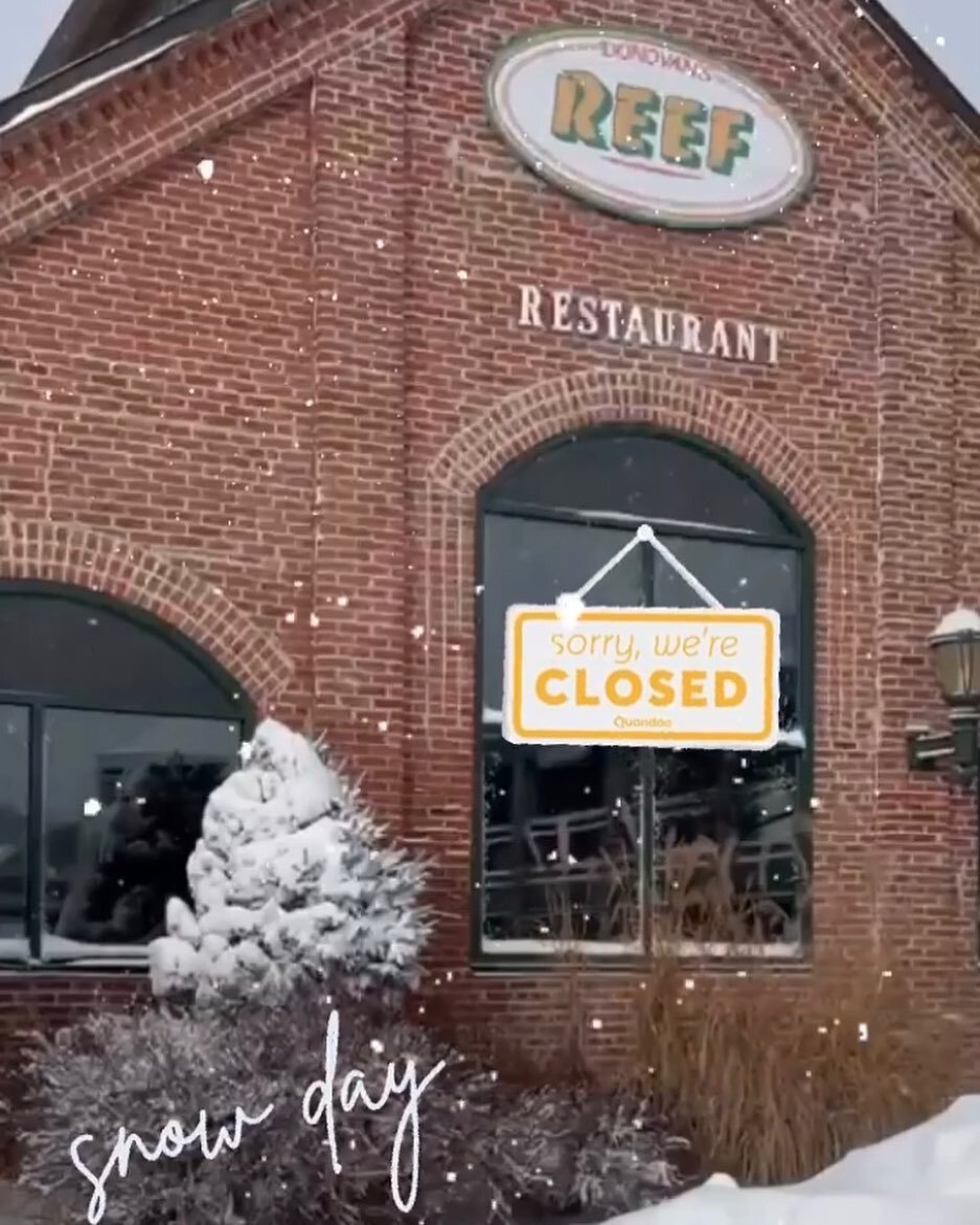 We Are ❄️CLOSED❄️ Today
We plan on opening at regular time tomorrow For &bull;Two For Tuesday&bull;
Stay Warm &amp; Safe!